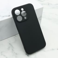 Futrola Soft Silicone za iPhone 15 Pro (6.1) crna (MS).