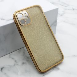 Futrola SPARKLY HUSK za iPhone 12 zlatna (MS).