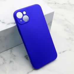 Futrola Soft Silicone za iPhone 15 Plus plava (MS).