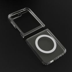 Futrola STANDARD MagSafe za Samsung F731B Galaxy Z Flip 5 5G providna (bela) (MS).