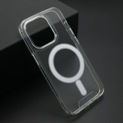 Futrola STANDARD MagSafe za iPhone 14 Pro (6.1)providna (bela) (MS).