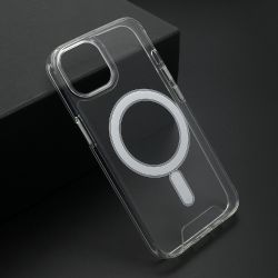 Futrola STANDARD MagSafe za iPhone 15 (6.1)providna (bela) (MS).