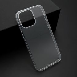 Futrola ultra tanki PROTECT silikon za iPhone 15 Pro Max (6.7) providna (bela) (MS).