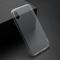 Futrola ultra tanki PROTECT silikon za Iphone XS providna (bela) (MS).