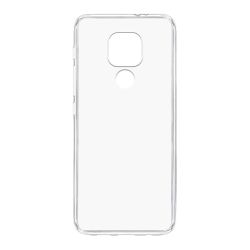 Futrola ultra tanki PROTECT silikon za Motorola Moto G9 Play providna (bela) (MS).