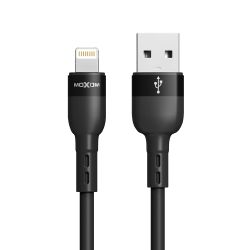 USB data kabl Moxom MX-CB184 3A lightning 1m crni (MS).