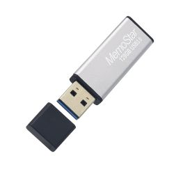 USB Flash memorija MemoStar 128GB SLIM 3.0 srebrna (MS).