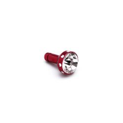 Kapica Handsfree slušalice 3,5 mm charm velika crvena.