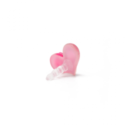 Kapica Handsfree slušalice 3,5 mm srce roze.