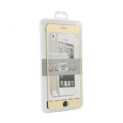 Staklena folija glass za iPhone 5 2u1 zlatni.