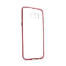 Futrola providna Cover za Samsung G950 S8 roze.