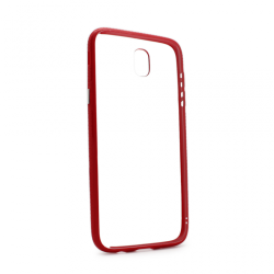 Futrola providna Cover za Samsung J330F Galaxy J3 (2017) crvena.