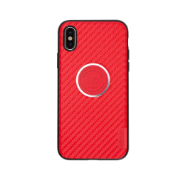 Futrola Remax Proda Carbon Fiber za iPhone X crvena.