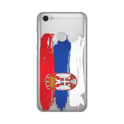 Silikonska futrola print skin za Xiaomi Redmi Note 5A Prime Serbian Splash Flag.