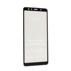 Staklena folija glass 2.5D full glue za Samsung A750FN Galaxy A7 2018 crni.