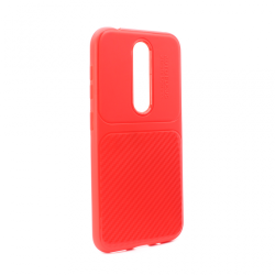 Futrola Elegant Carbon za Nokia 4.2 crvena.