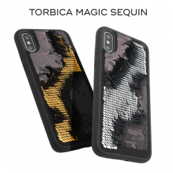 Futrola Magic Sequin za iPhone 11 Pro srebrna.