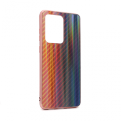 Futrola Carbon glass za Samsung G988F Galaxy S20 Ultra pink.
