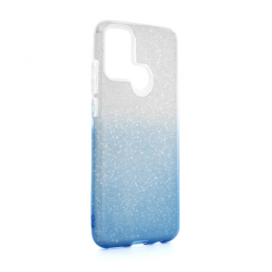Futrola Double Crystal Dust za Huawei Honor 9A plavo srebrna.