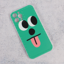 Futrola Smile face za iPhone 12 Pro 6.1 zelena.