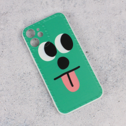 Futrola Smile face za iPhone 12 Mini 5.4 zelena.