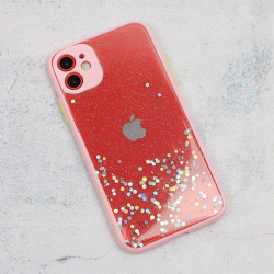 Futrola Frame Glitter za iPhone 11 6.1 roze.