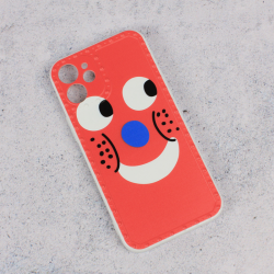 Futrola Smile face za iPhone 12 Mini 5.4 crvena.