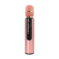 Bluetooth mikrofon M6 pink.