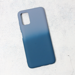 Futrola Double Color za Samsung A037 Galaxy A03s svetlo plava-tamno plava.