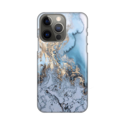 Silikonska futrola print za iPhone 13 Pro Blue Gold Marble.