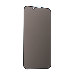 Staklena folija glass Privacy 2.5D full glue za iPhone 13 Mini crni.
