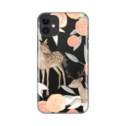 Silikonska futrola print Skin za iPhone 11 6.1 Flower Deer.