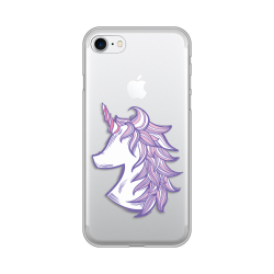 Silikonska futrola print Skin za iPhone 7/8/SE (2020)/SE (2022) Purple Unicorn.