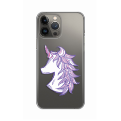 Silikonska futrola print Skin za iPhone 13 Pro Max 6.7 Purple Unicorn.