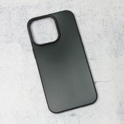 Silikonska futrola Skin za iPhone 13 Pro mat crna.