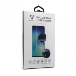 Staklena folija glass Monsterskin UV Glue 5D za Samsung Galaxy S22 5G Transparent.