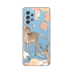 Silikonska futrola print Skin za Samsung A536 Galaxy A53 5G Flower Deer.