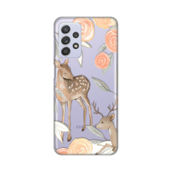 Silikonska futrola print Skin za Samsung A336 Galaxy A33 5G Flower Deer.