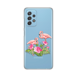Silikonska futrola print Skin za Samsung A536 Galaxy A53 5G Flamingo.