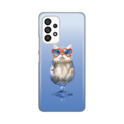 Silikonska futrola print za Samsung A536 Galaxy A53 5G Funny Cat.
