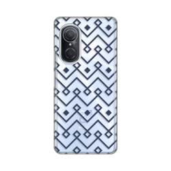 Silikonska futrola print Skin za Huawei Nova 9 SE Blue cubes.