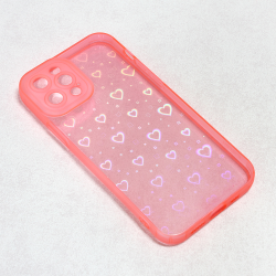 Futrola Heart Color IMD za iPhone 12 Pro 6.1 roze.