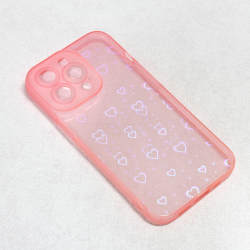 Futrola Heart Color IMD za iPhone 13 Pro roze.