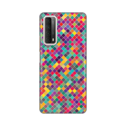 Silikonska futrola print Skin za Huawei P Smart 2021 Colorful cubes.