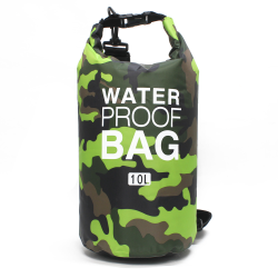 Vodootporna suva torba EL1 10L army zelena.