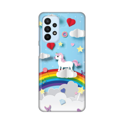 Silikonska futrola print za Samsung A235 Galaxy A23 Unicorn.
