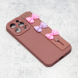 Futrola Bow za iPhone 13 Pro roze.