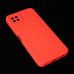Futrola Silikon color za Samsung A226 Galaxy A22 5G crvena.