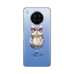 Silikonska futrola print za Huawei Honor 50 Lite/Nova 8i Funny Cat.