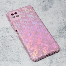 Futrola 6D Crystal za Samsung A226 Galaxy A22 5G roze.